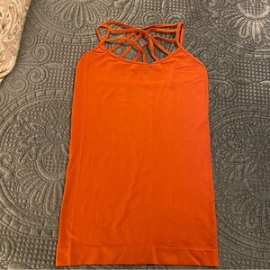 Zenana Outfitters Orange Camisole with Strappy Design